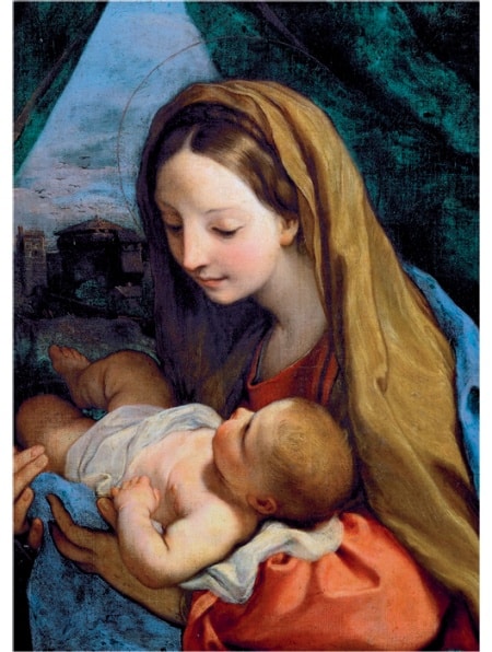Cartes Vierge à l'enfant de Carlo Maratta